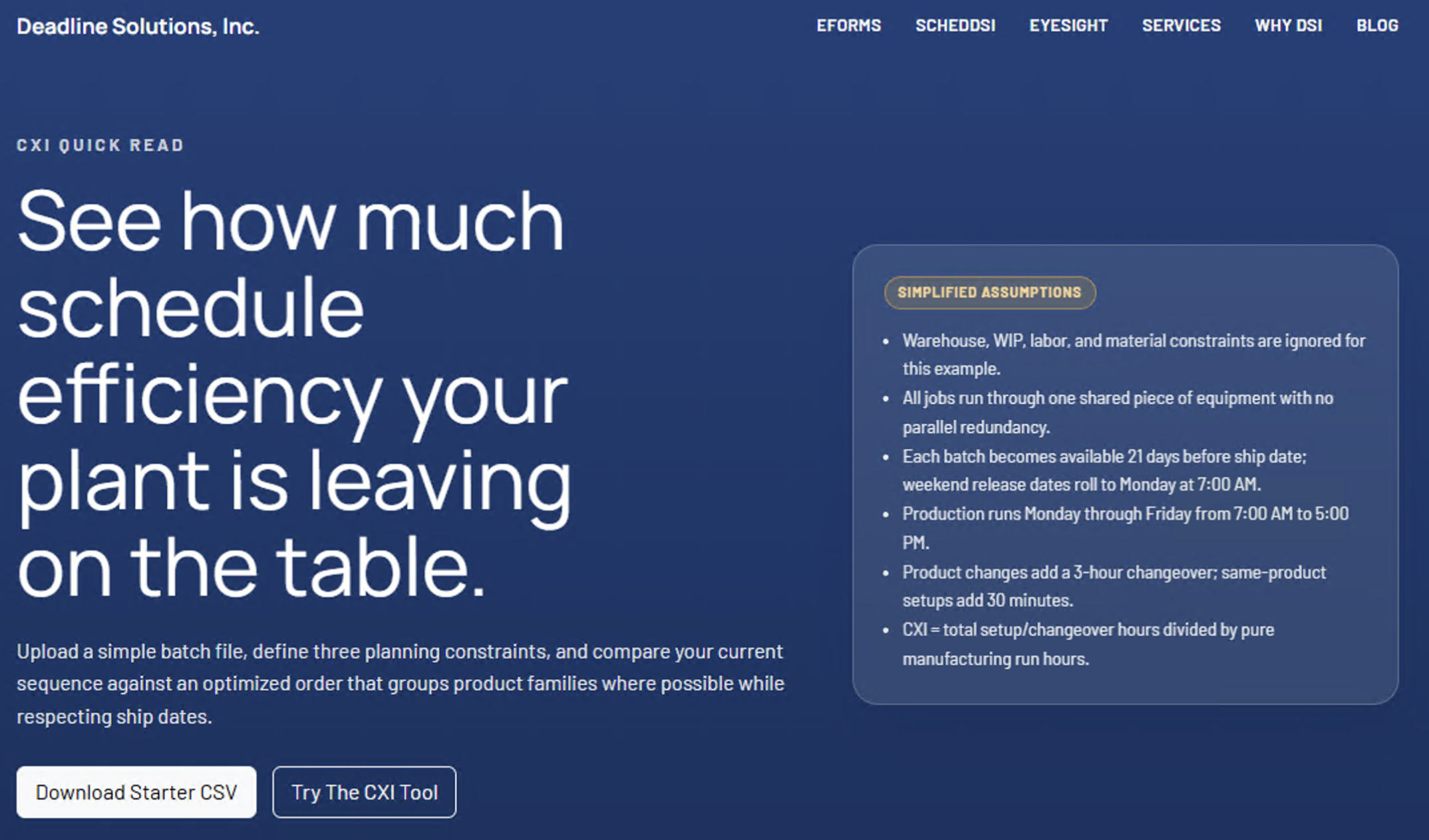 DSI eForms screenshot